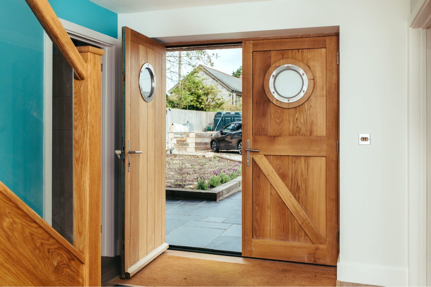 How To Choose The Perfect Timber Door For Your Home | Nathan McCarter Joinery custom timber front door internal view