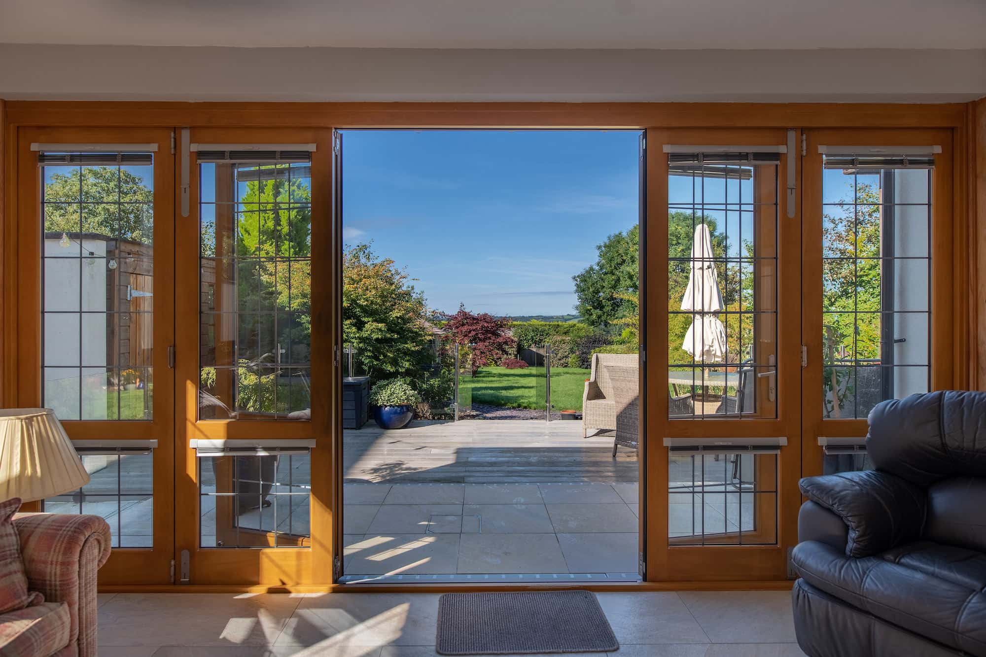 Bi-Fold Doors | Nathan McCarter Joinery timber bi-fold doors open