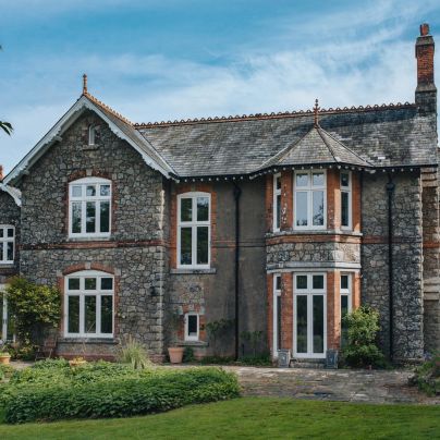 front view of house of bespoke timber windows and doors