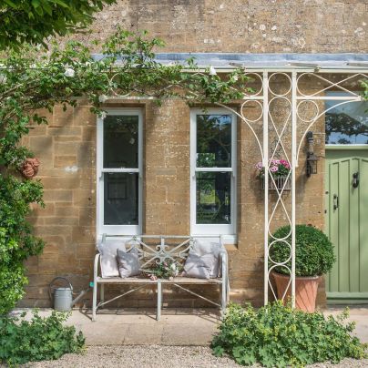 timber windows and doors front view of house