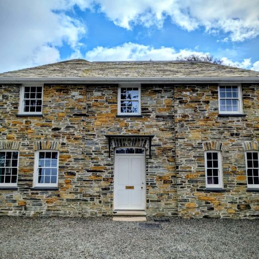 cut stone cottage timber windows Cornwall