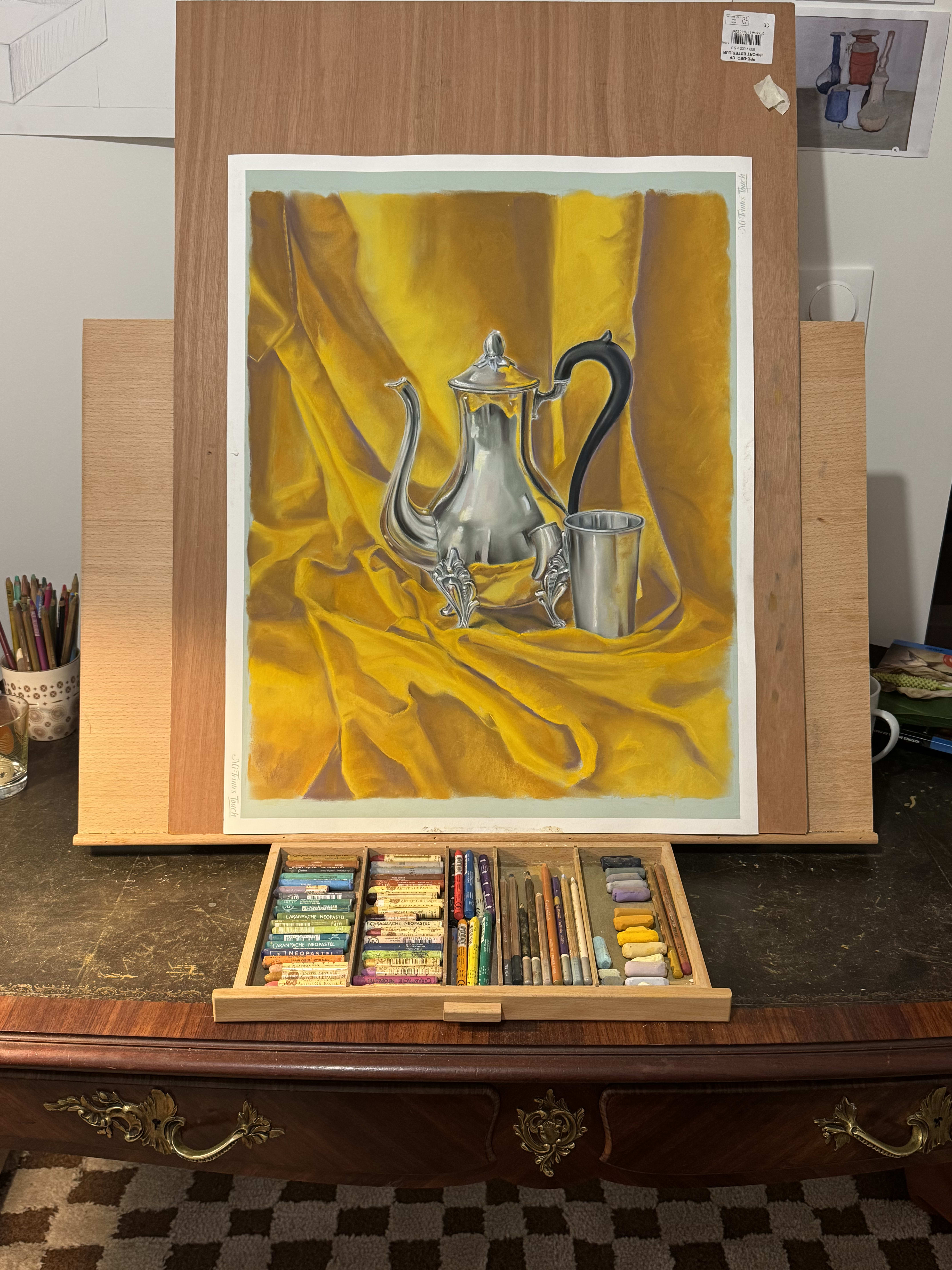 Théière en argent, vue 2