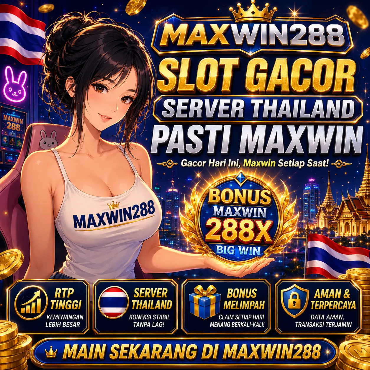 MAXWIN288: Slot Gacor PG SOFT Gacor dengan Pilihan Game Favorit Hari Ini