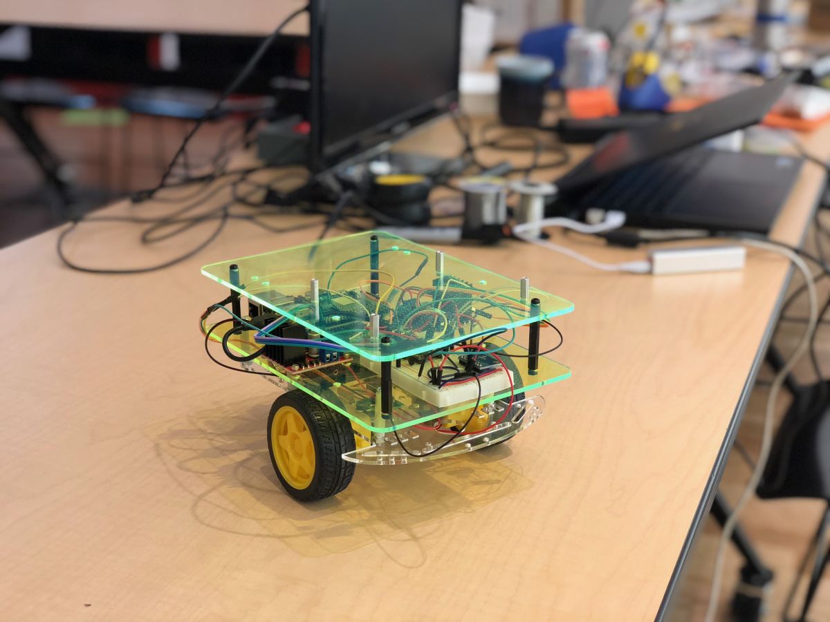 Assembled robot prototype