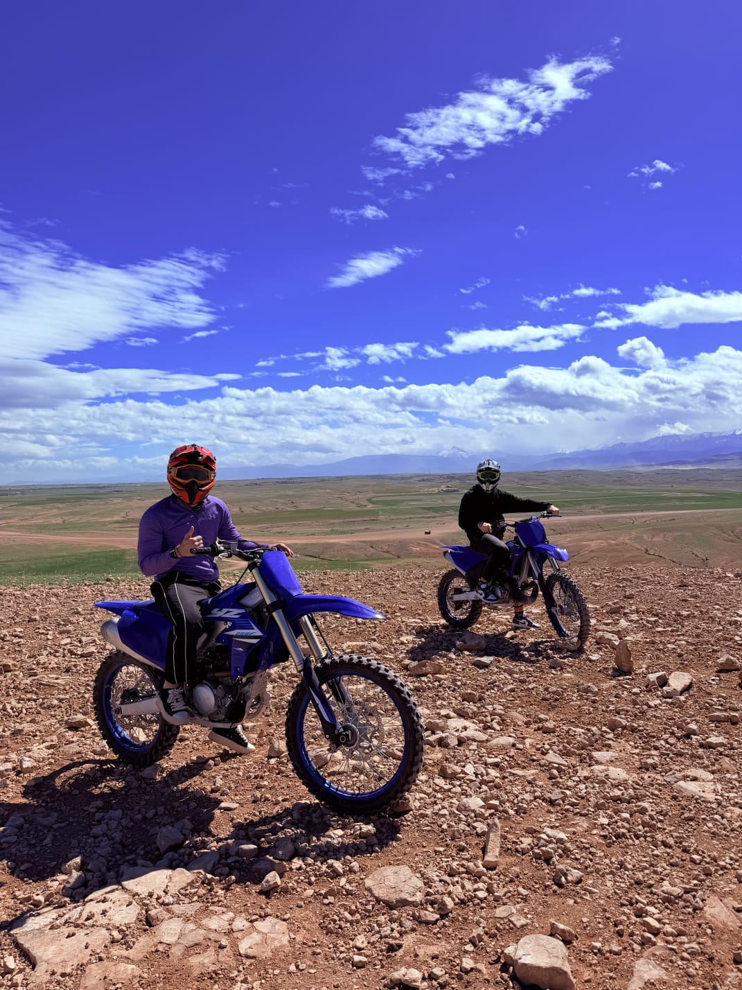 Moto tout terrain à Marrakech
