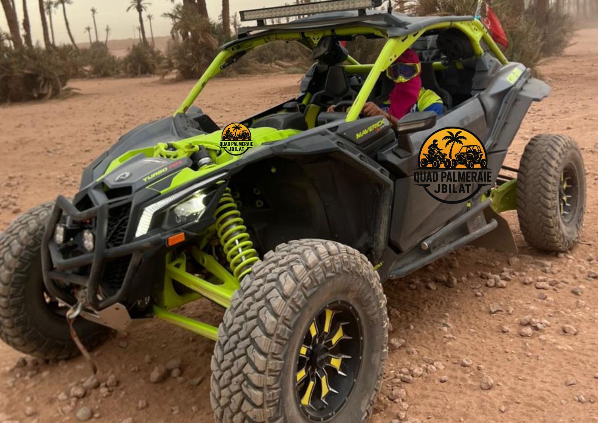 Départ d’une excursion quad depuis Marrakech
