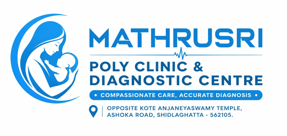 Mathrusri Poly Clinic and Diagnostic Center website designed by Optix