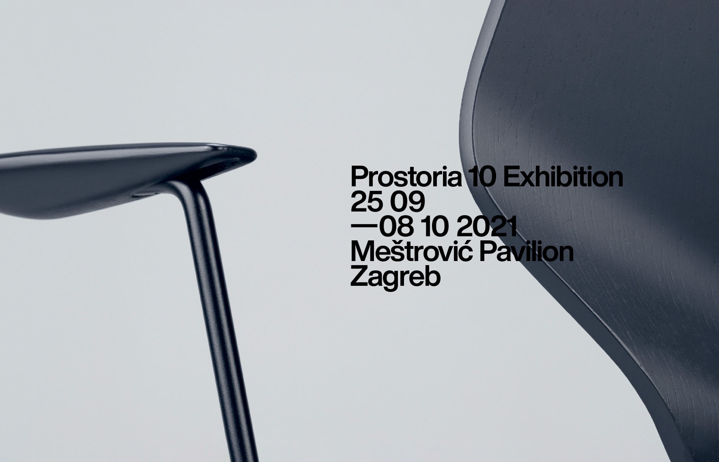 « Prostoria 10 » dans le Pavillon Meštrović à Zagreb –  grande exposition de design illustrant l'esprit progressiste de Prostoria