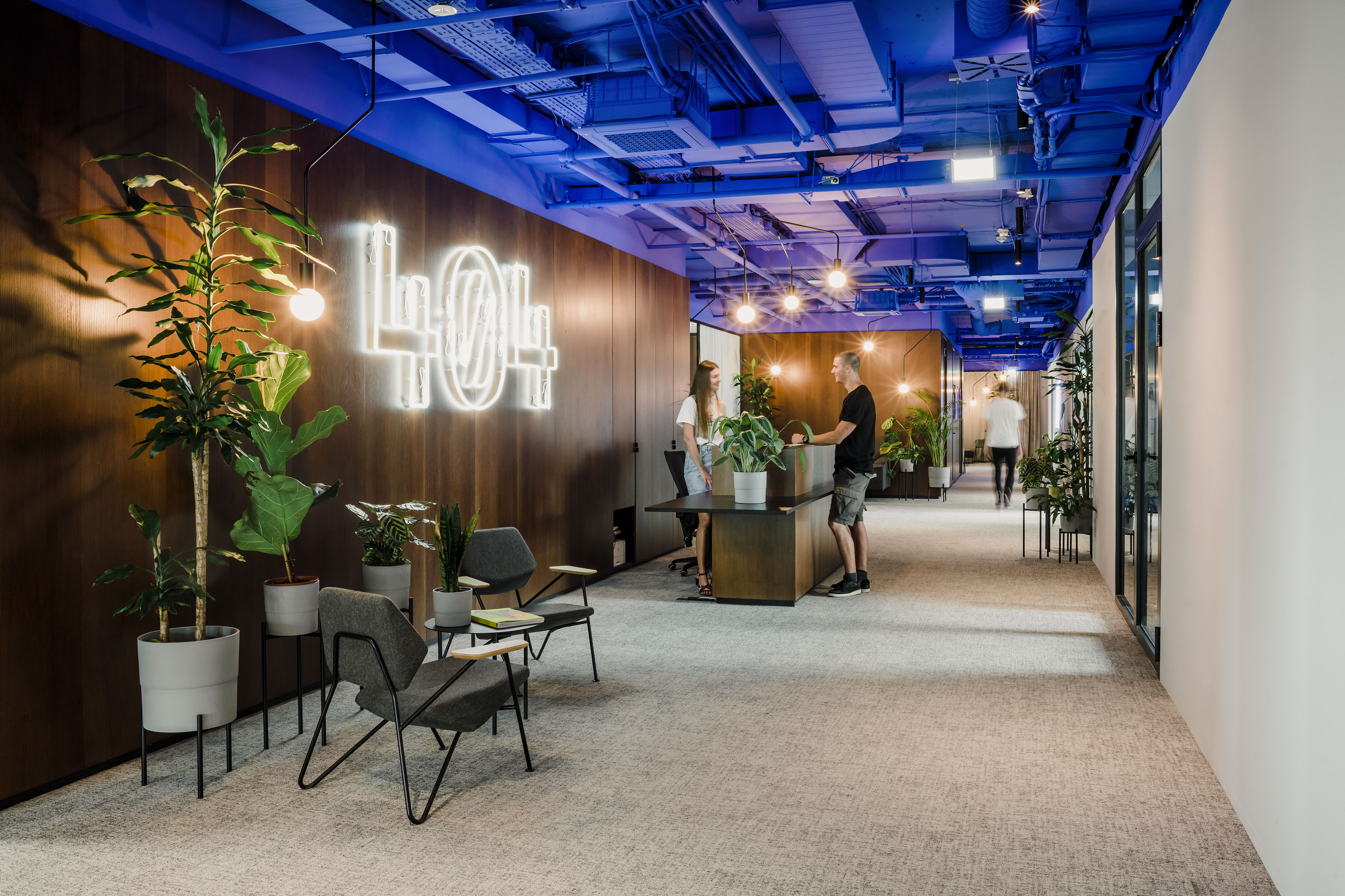 Contract project – Interior of the 404 communications agency
