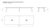 table de conférence avec module d’alimentation 500 x 155