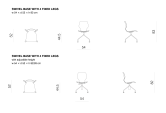 swivel base with 4 fixed legs