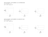 Aire 1seater 90 + high armrest (L/R)
