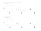 Aire 1seater 110 + high armrest (L/R)