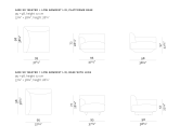 Aire 1seater 90 + low armrest (L/R)