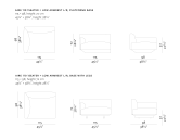 Aire 1seater 110 + low armrest (L/R)