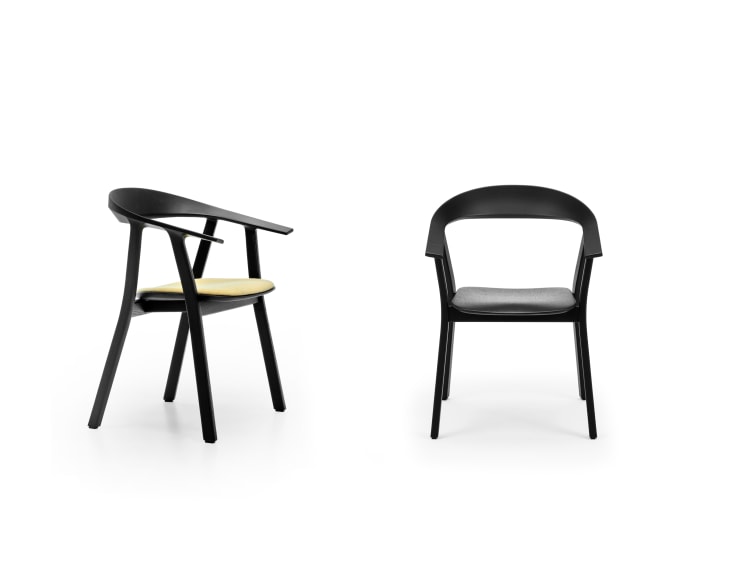Rhomb chair black Prostoria