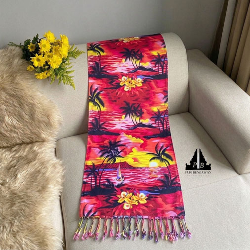 Kain Pantai Motif Bunga