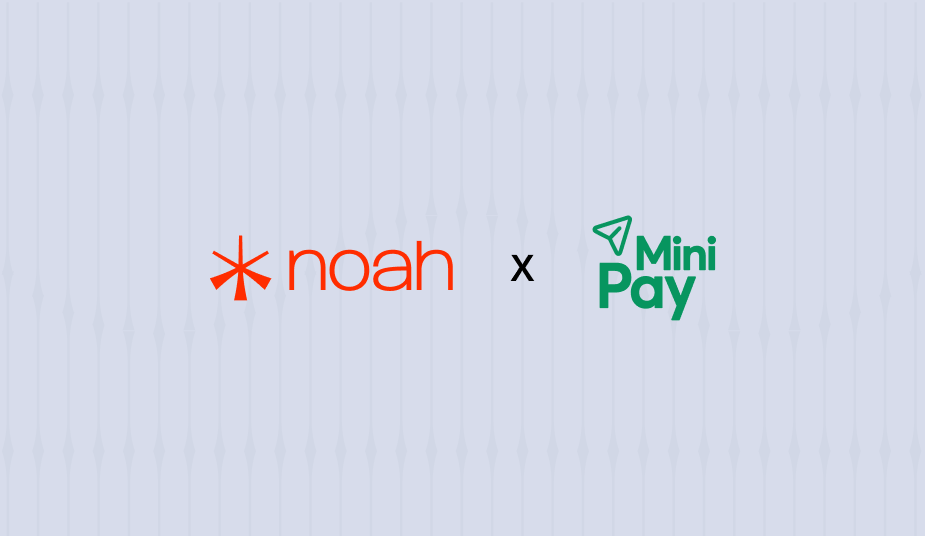 Noah x MiniPay: Real-World Stablecoin Payments