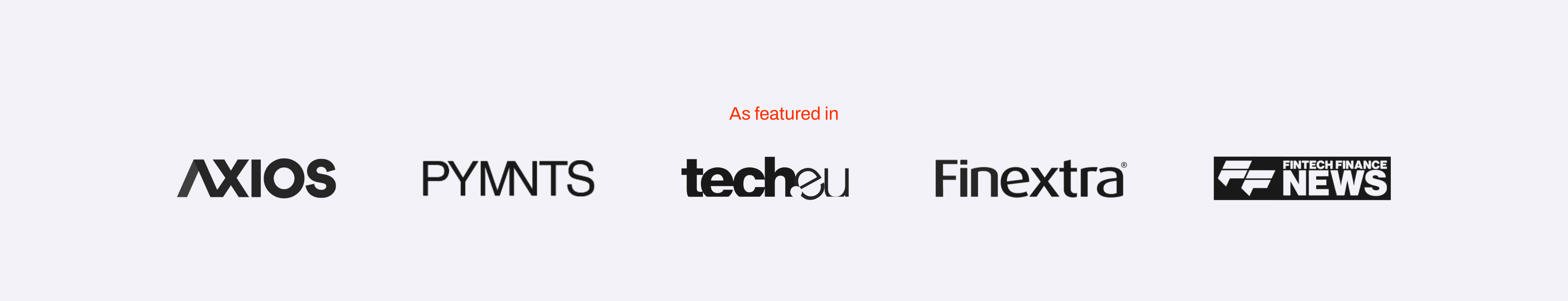 as featured in