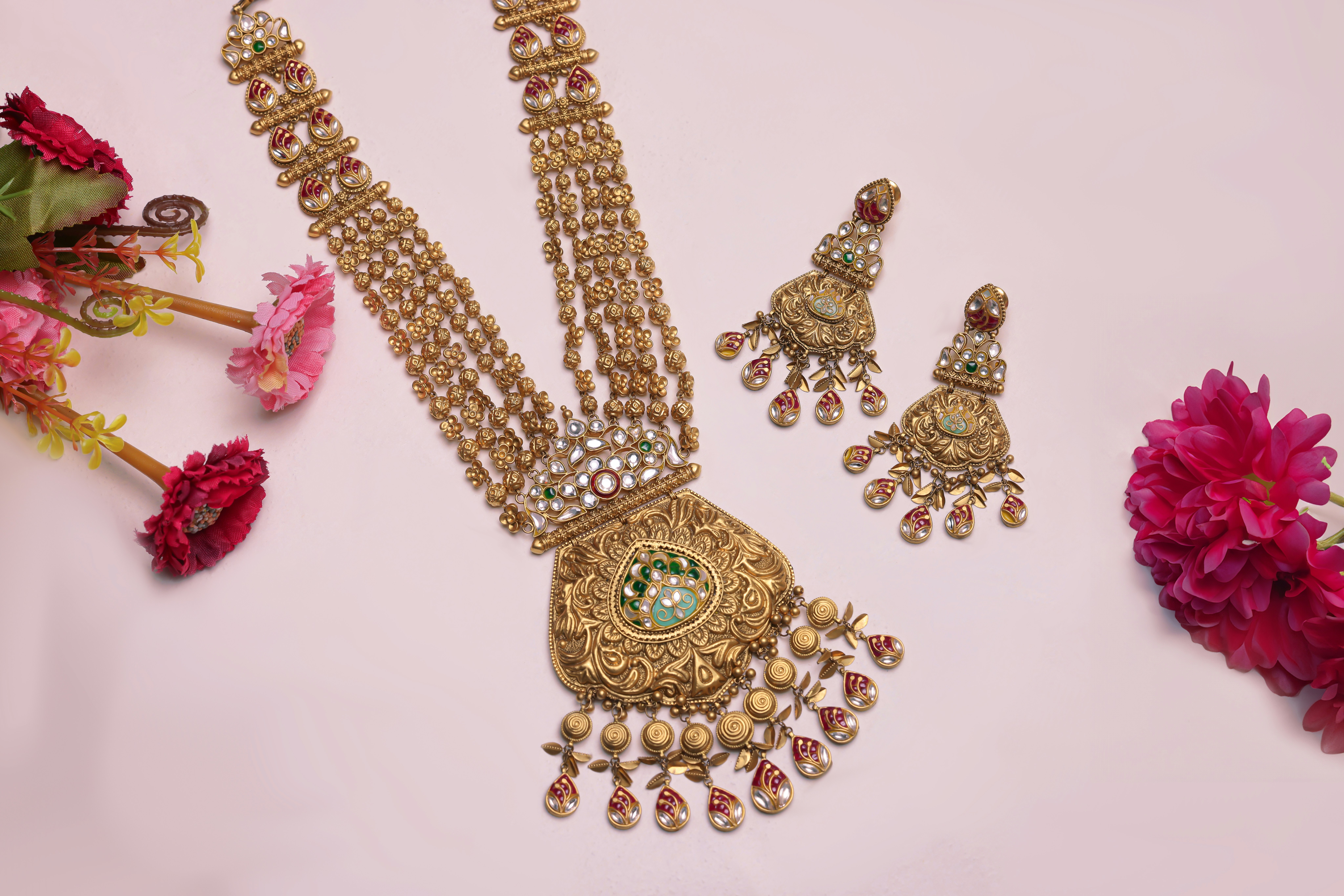 Heer Kannauti Indian Polki Earrings