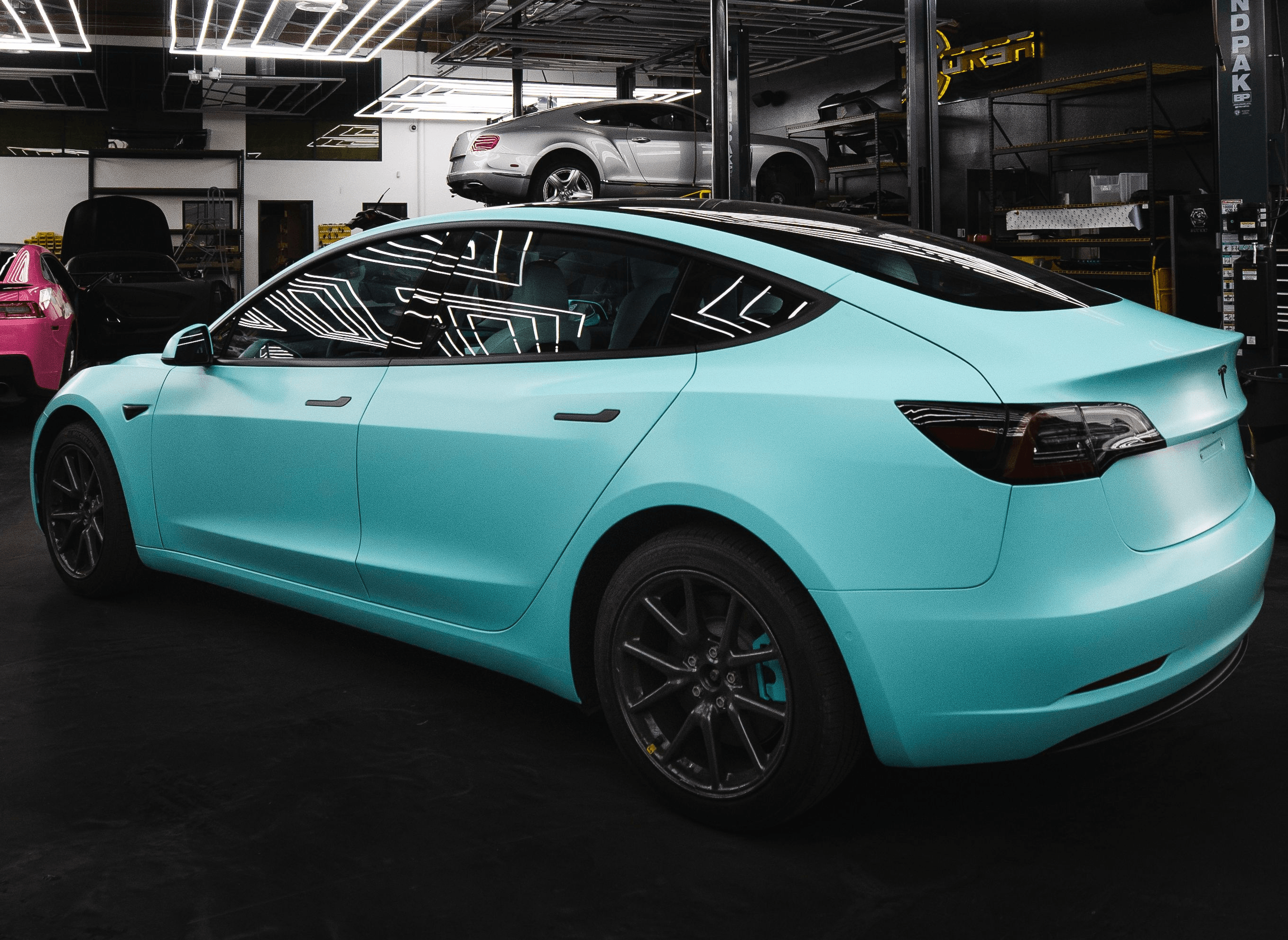 Tesla-Specific Tint Installation