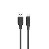 Green Lion USB-A to Lightning PVC Cable 2m - Fast Charge, Black thumbnail 2