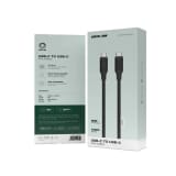 Green Lion 60W USB-C to USB-C PVC Cable 3M, 10000 Bends - Black thumbnail 1