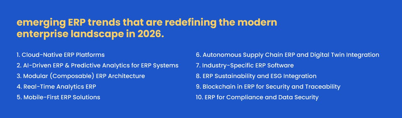 ERP trends shaping enterprise software in 2026