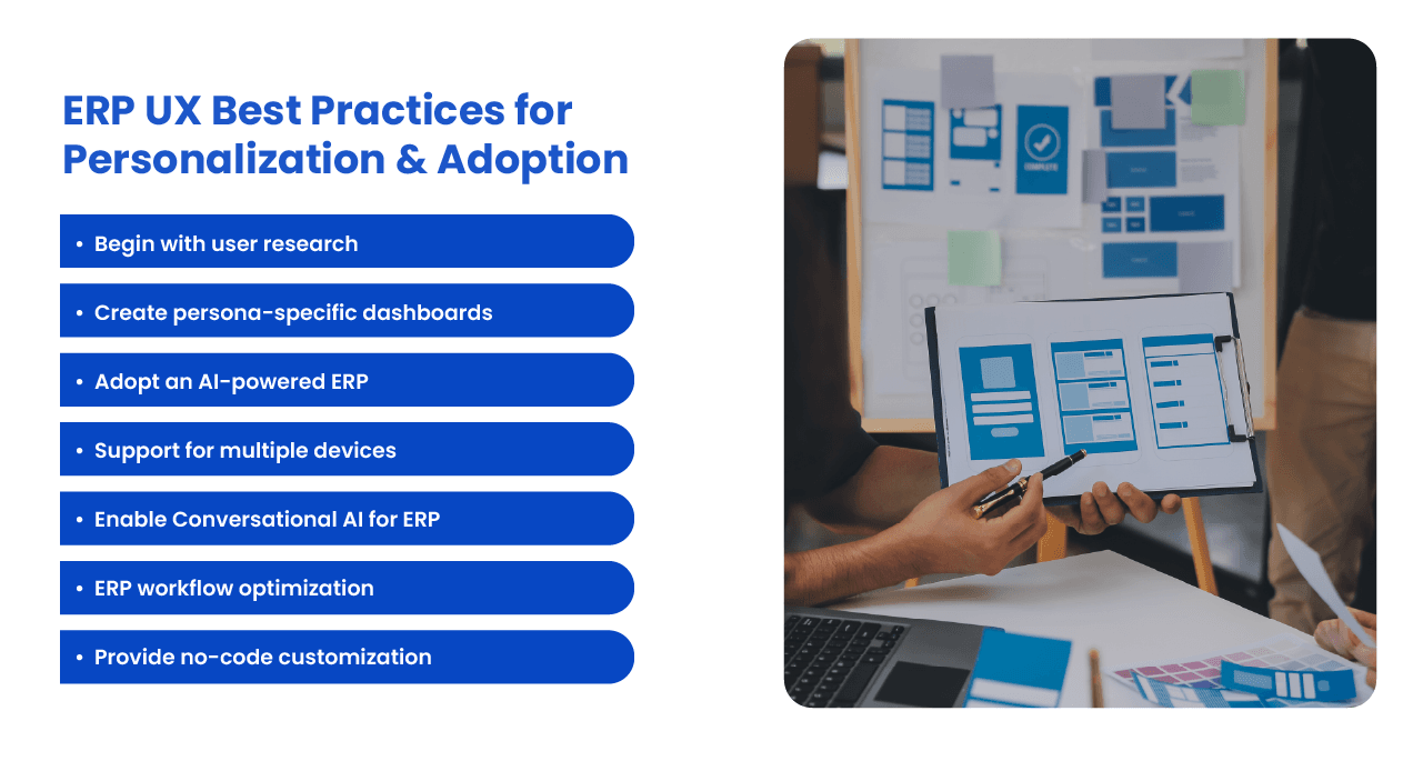 ERP UX personalization best practices for improving user adoption