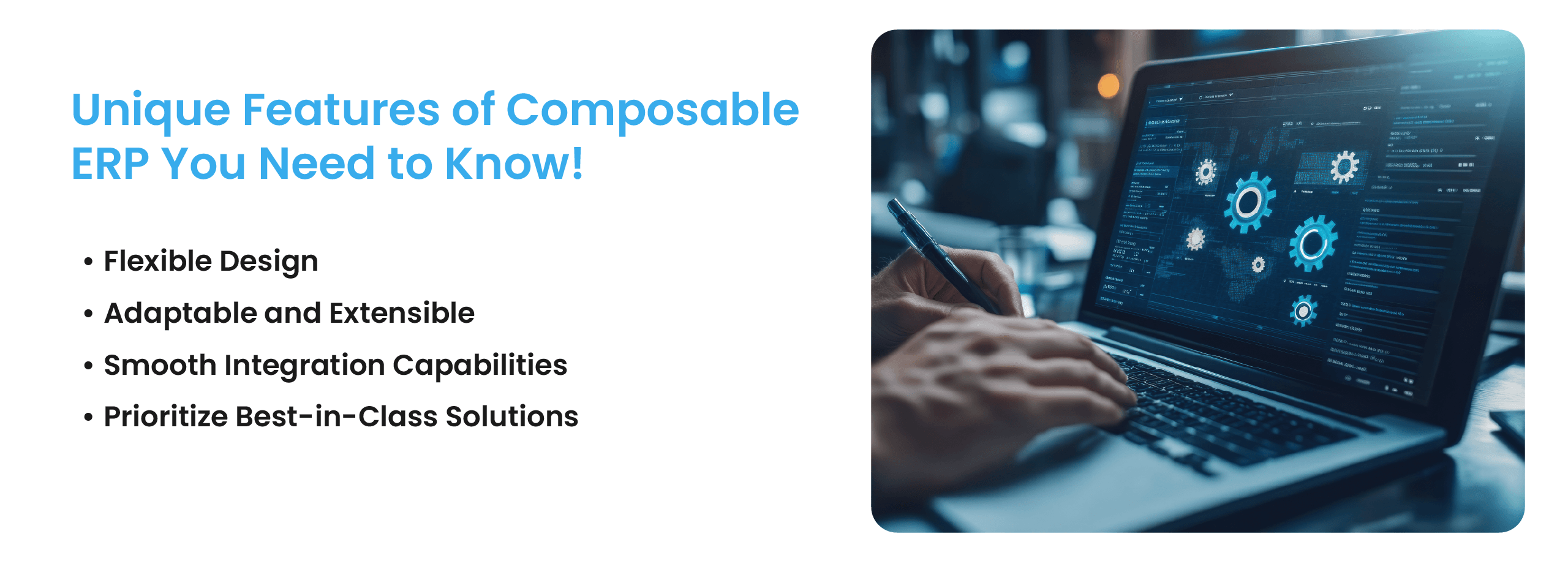 Comparison between composable ERP and legacy ERP architecture
