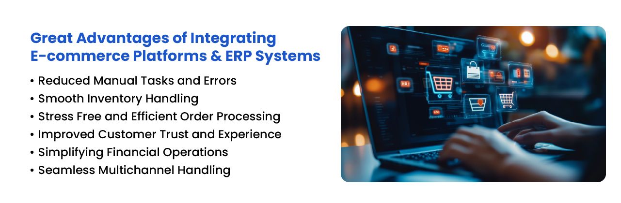 Benefits of integrating an e-commerce platform with an ERP system