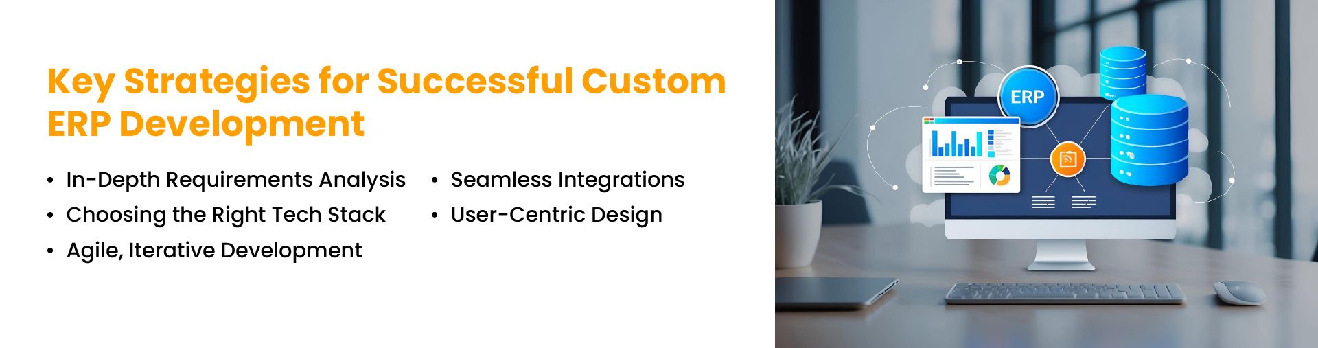 Custom ERP development strategy and planning process