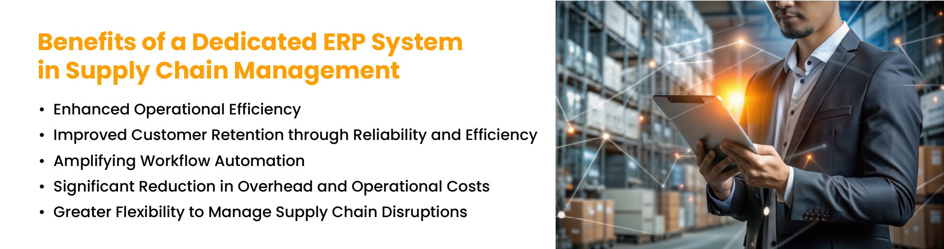 ERP capabilities used to strengthen supply chain resilience