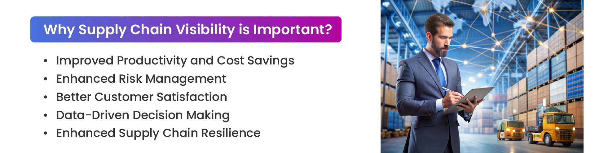 Benefits of supply chain visibility through ERP software