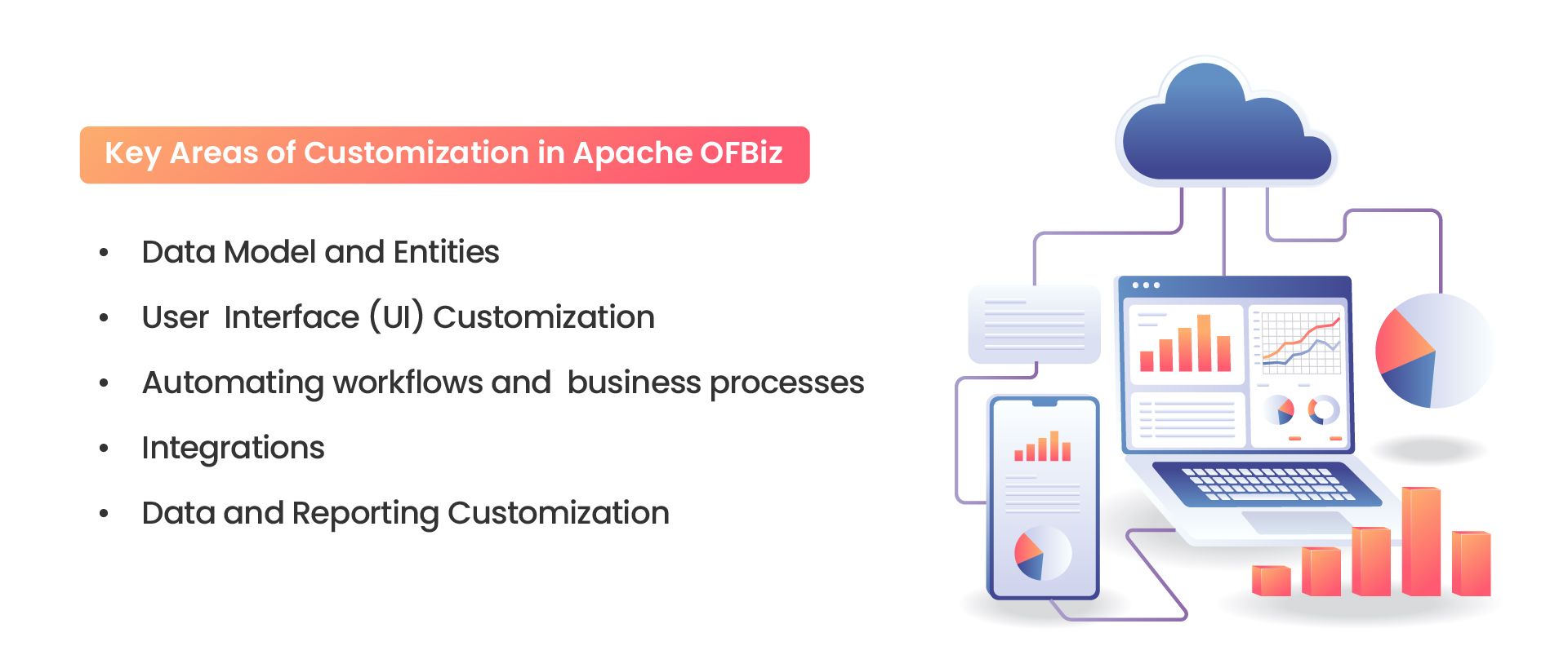 Key areas of Apache OFBiz customization