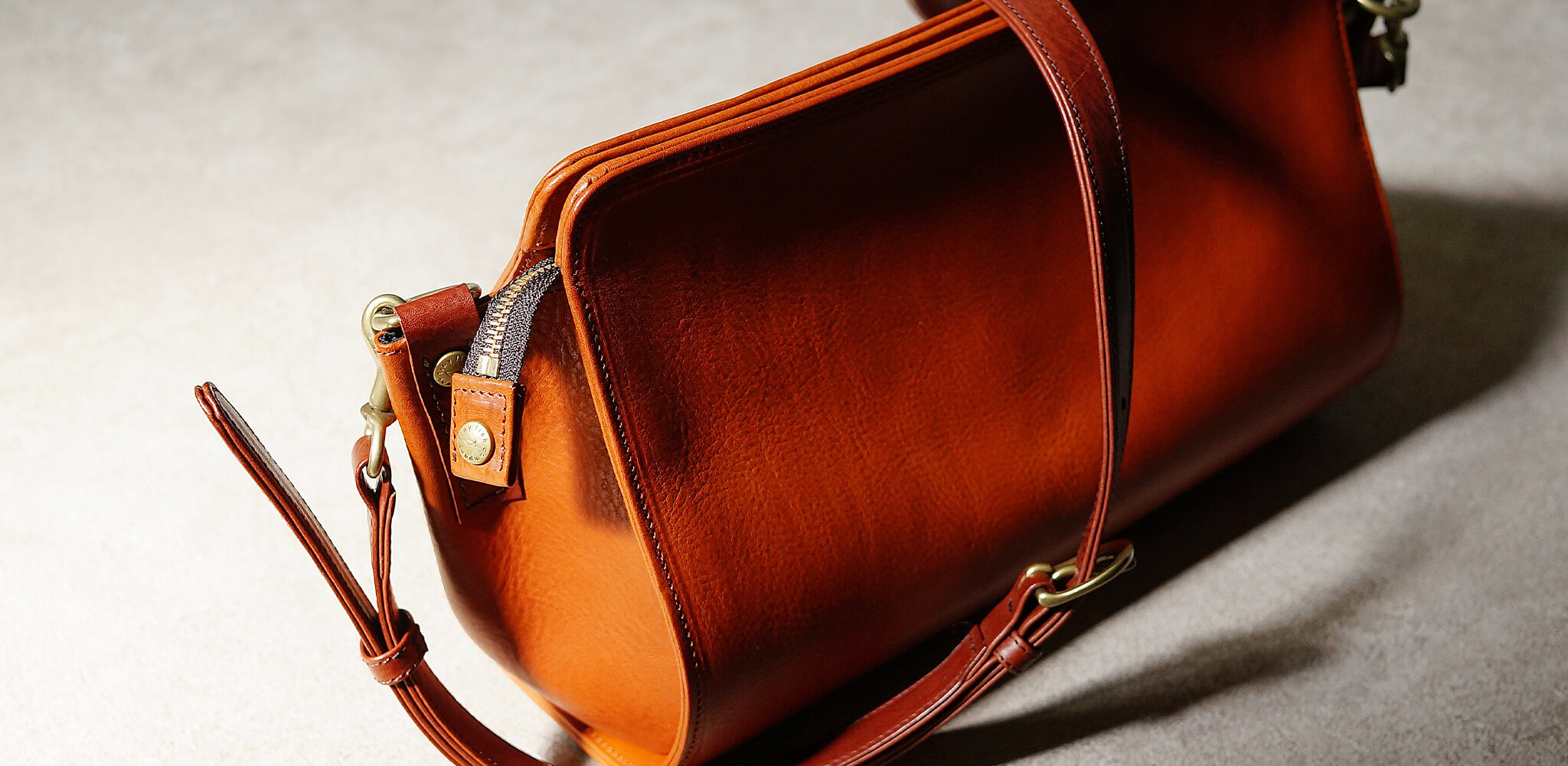 Handcrafted leather bag - tiny fish company