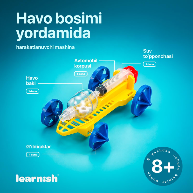 Havo bosimi yordamida harakatlanuvchi mashina