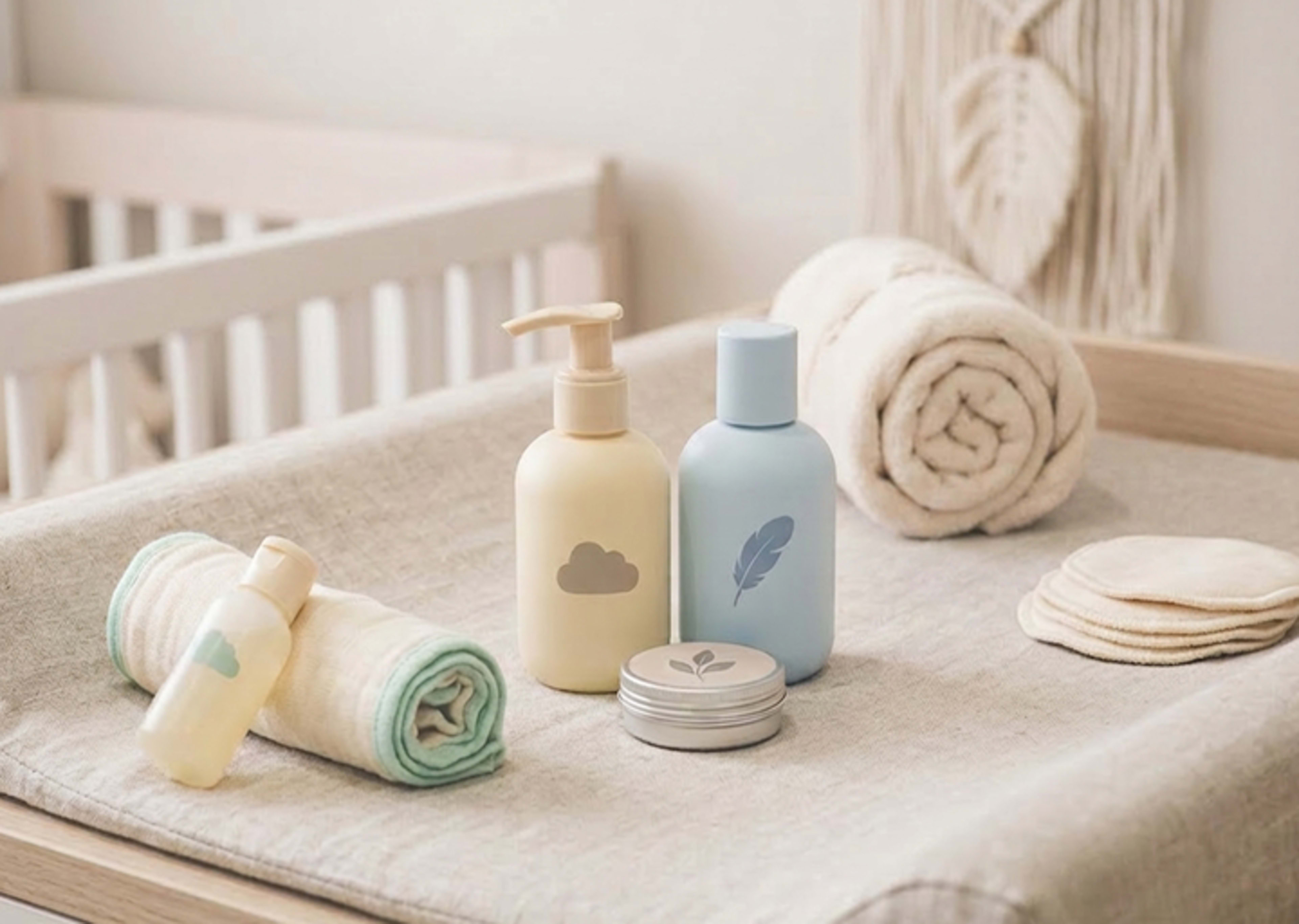 Body lotions and milk for babies