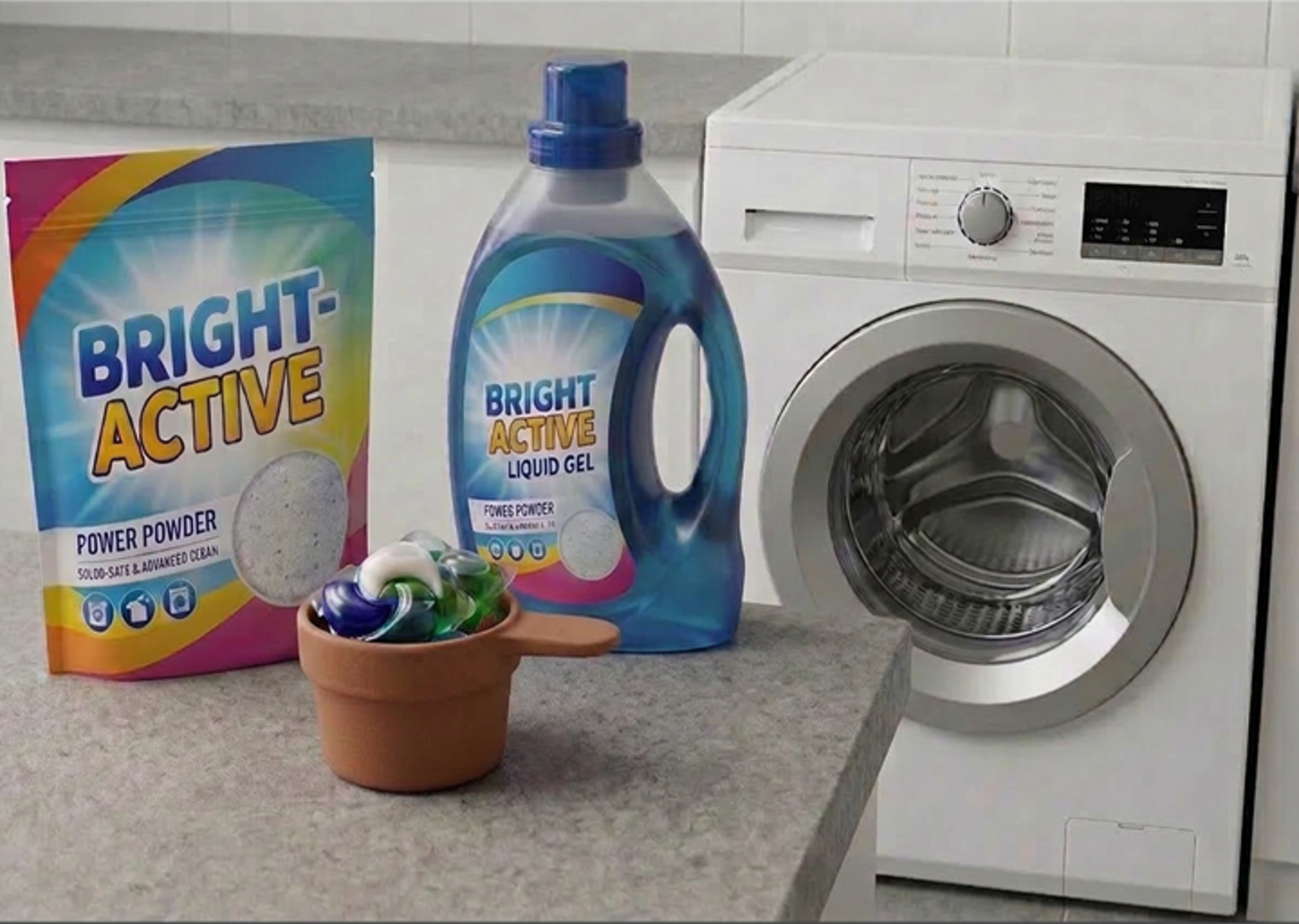 Washing powder and gel