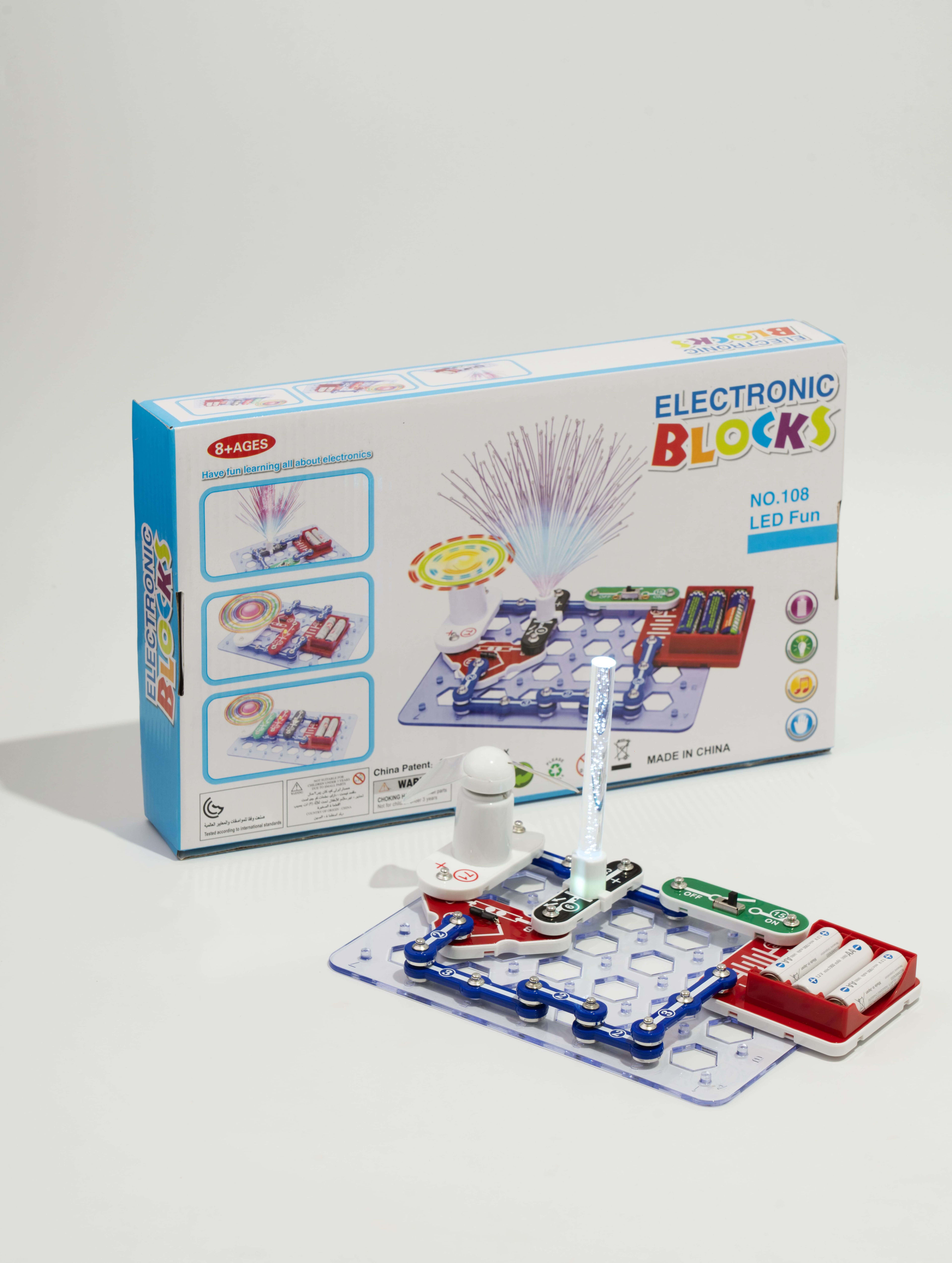 «Elektron bloklar» - rangli chiroqlar bilan STEM-konstruktor