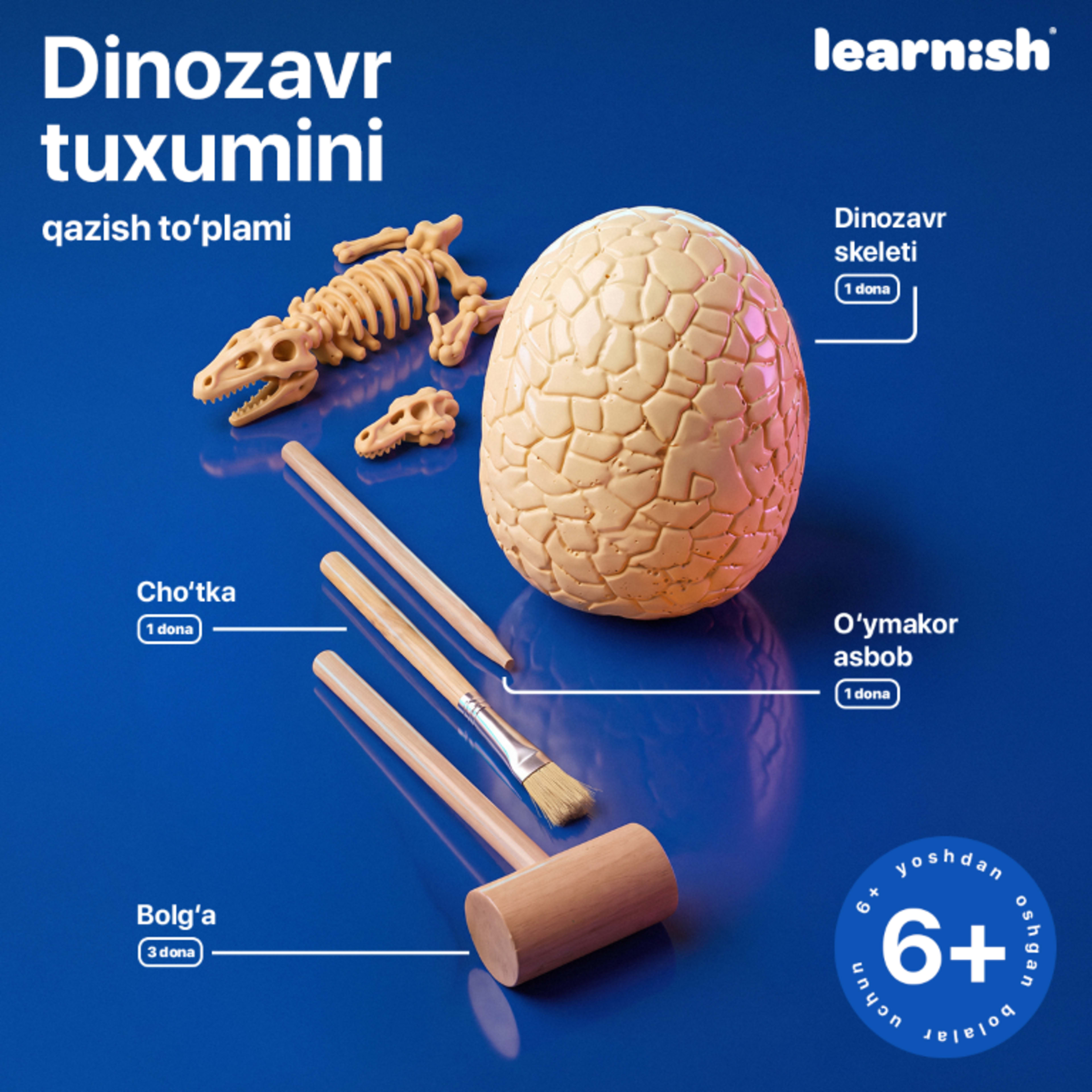 Jumbo Dino Egg — Dinosaur Excavation Kit