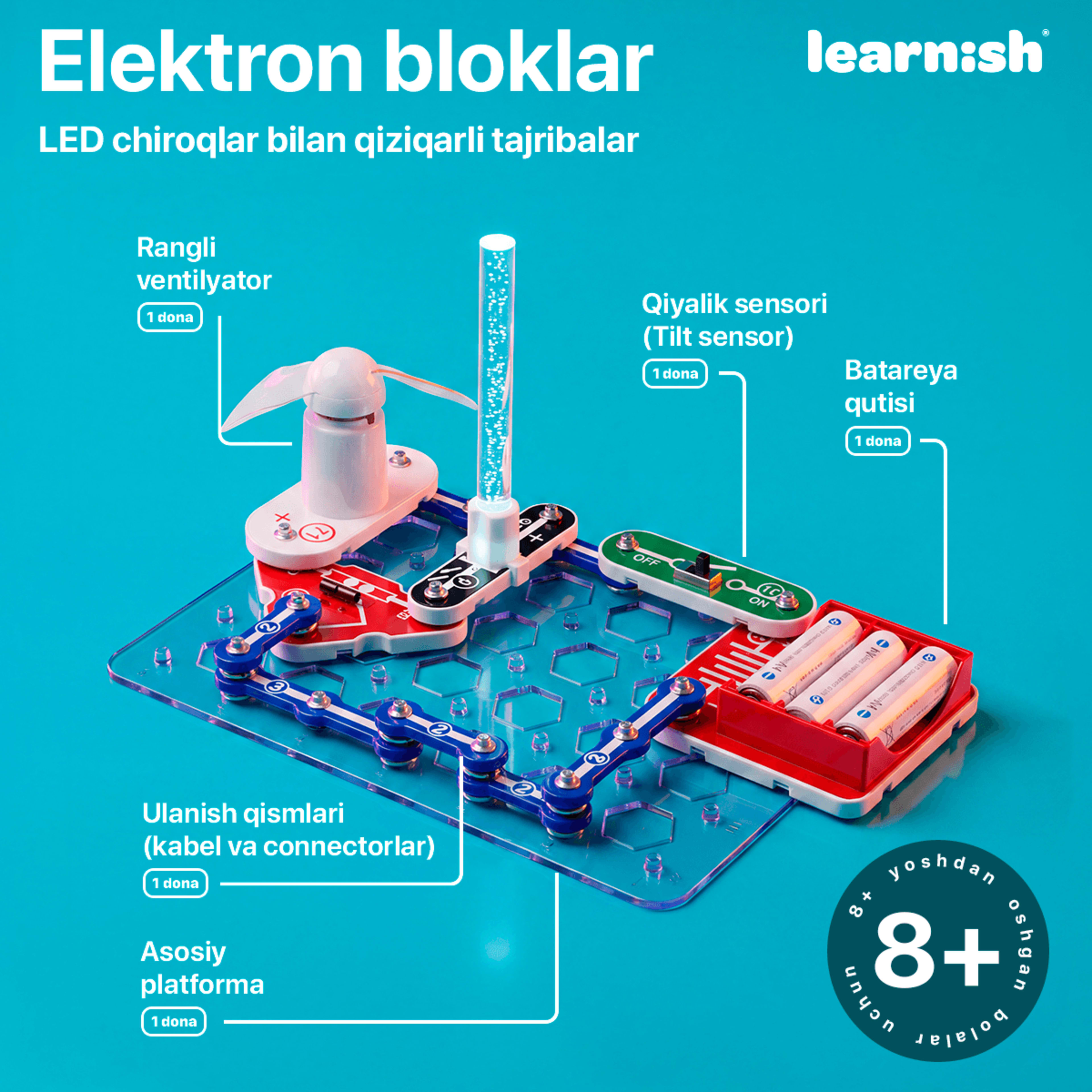 Electronic Blocks - LED Electronics STEM Kit