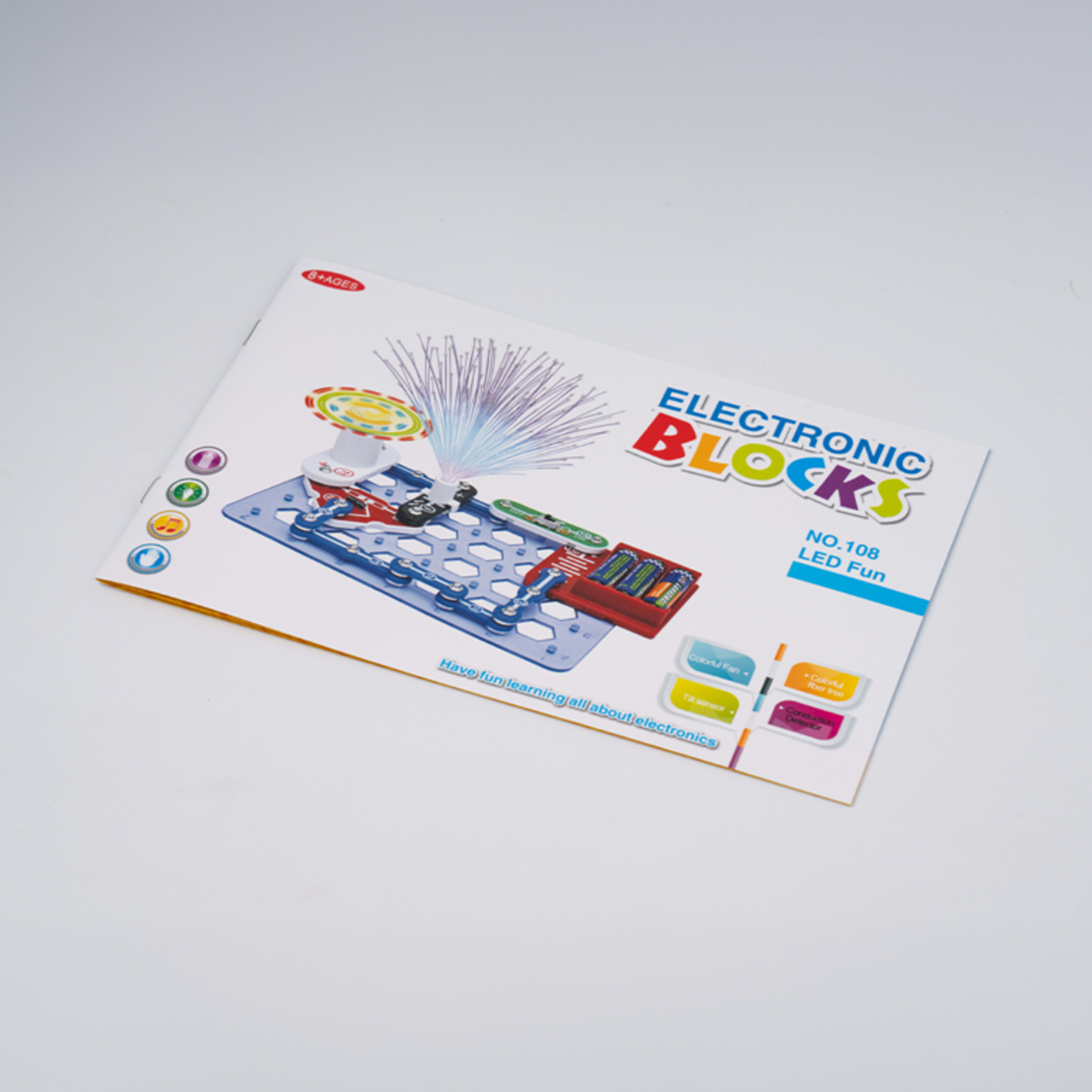 «Elektron bloklar» - rangli chiroqlar bilan STEM-konstruktor