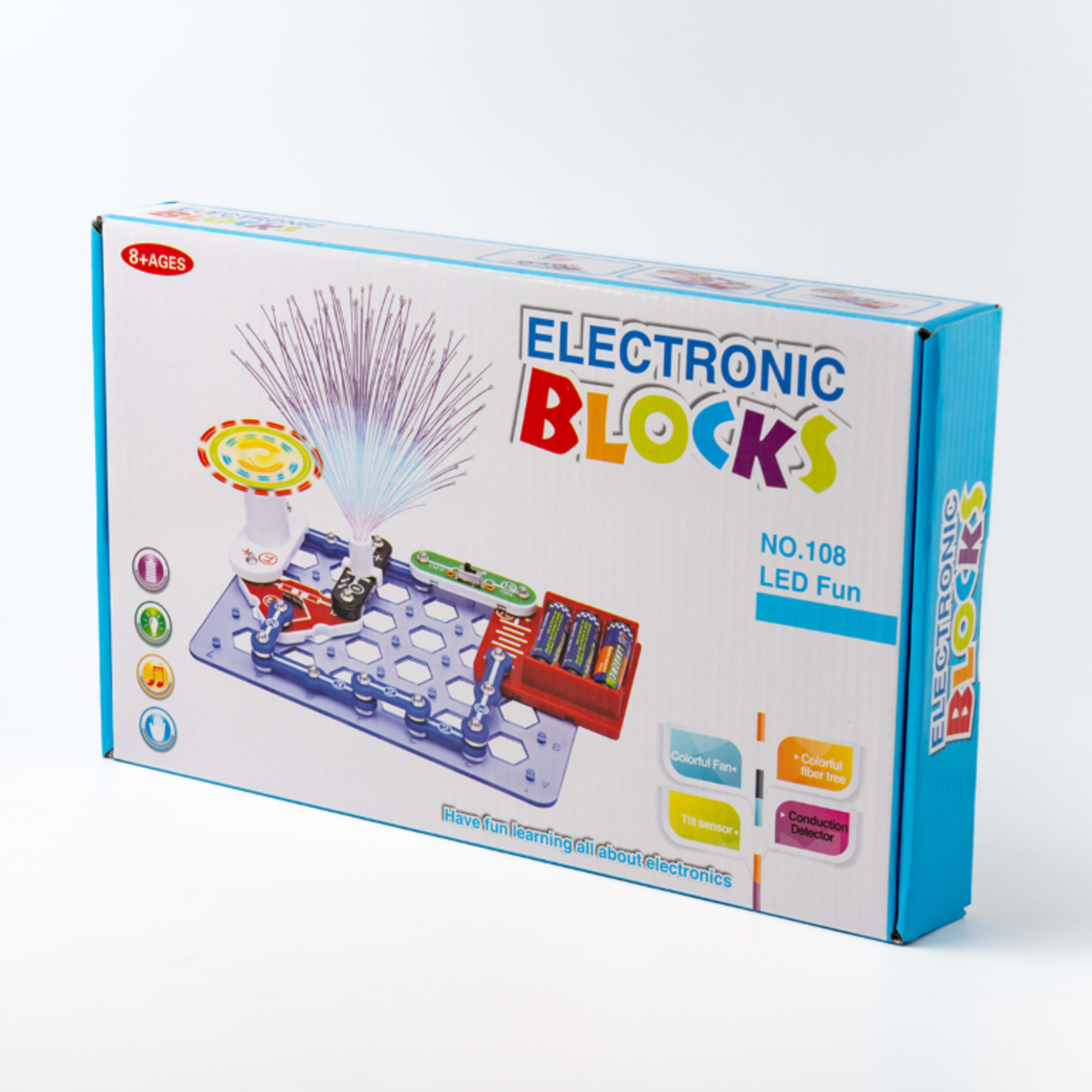 «Elektron bloklar» - rangli chiroqlar bilan STEM-konstruktor