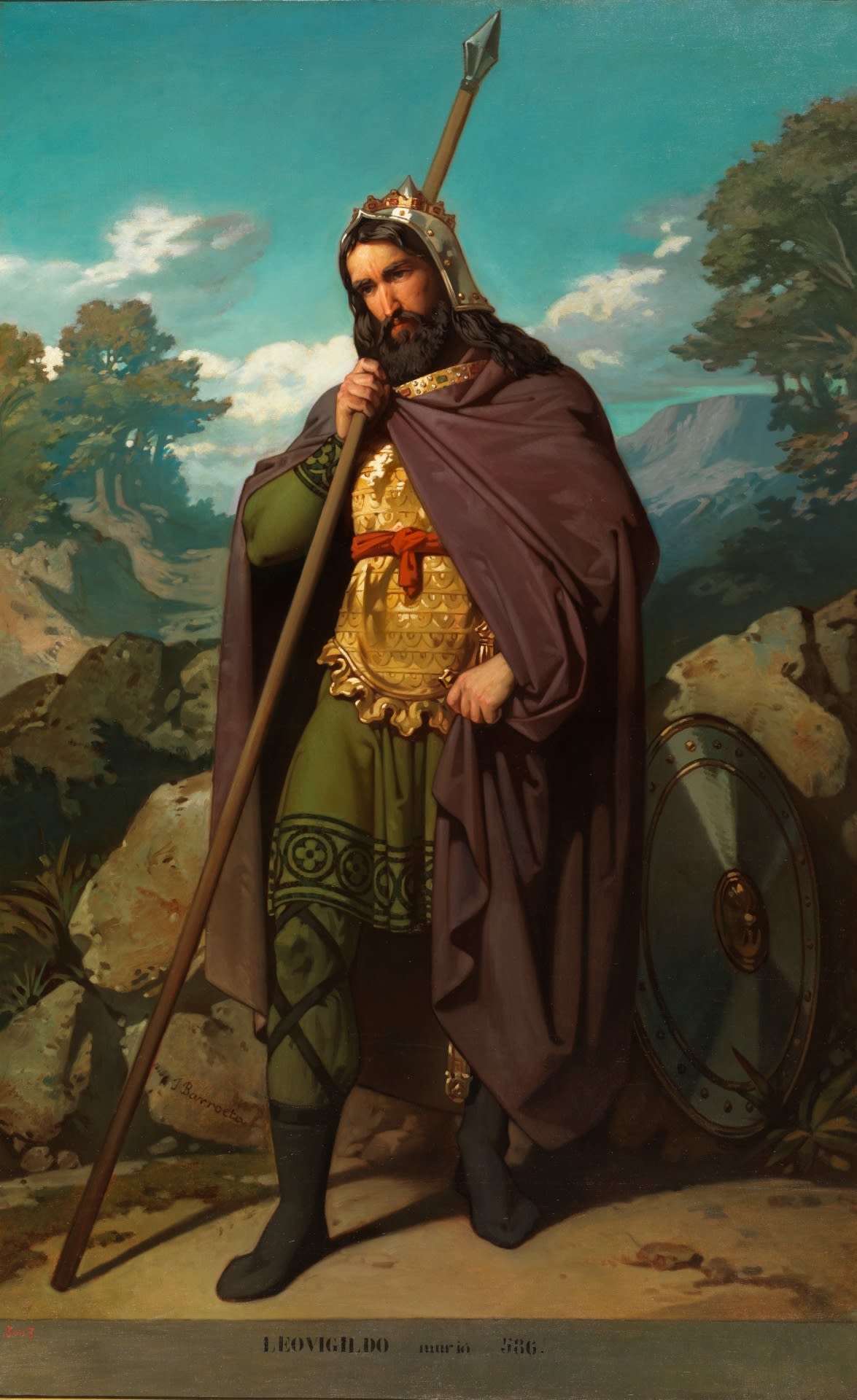 Leovigildo. Fuente: Wikipedia/Museo del Prado