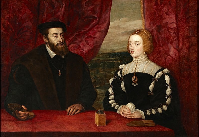 Carlos V e Isabel de Portugal. Fuente: Wikipedia