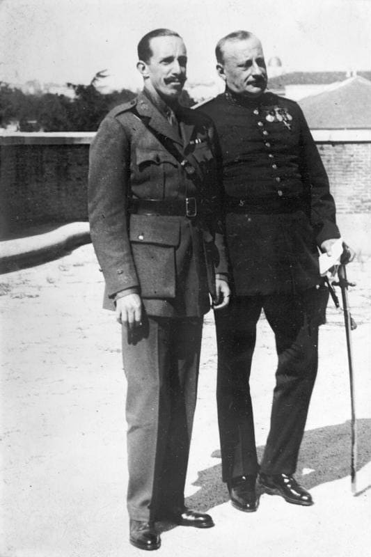 Alfonso XIII y Primo de Rivera. Fuente: Wikipedia