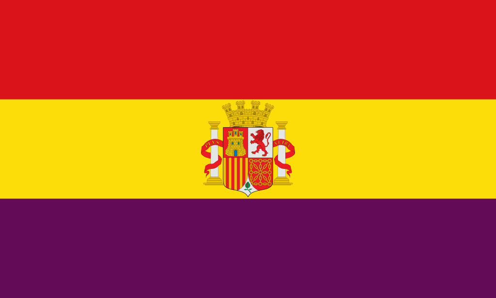 Bandera de la II República española. Fuente: Wikipedia