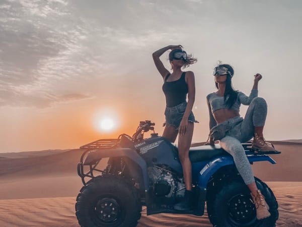 Off-road desert ride