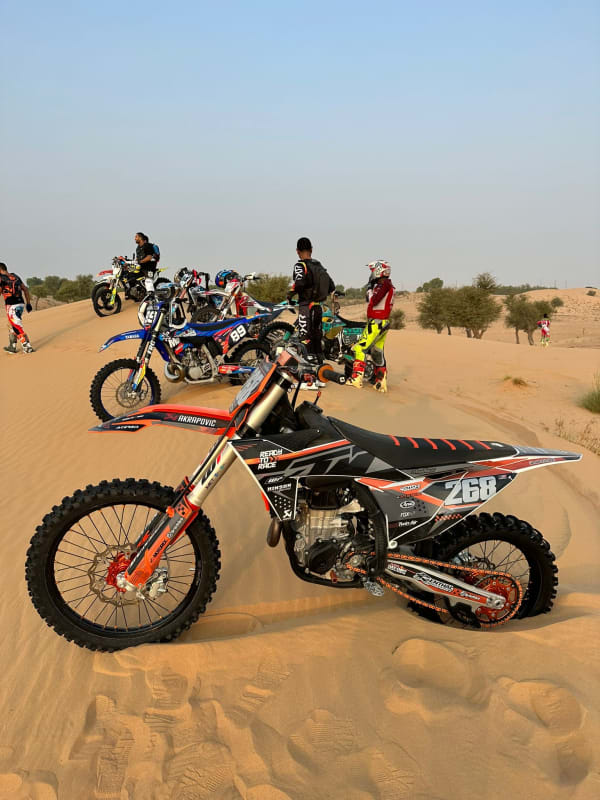 Desert landscape shot